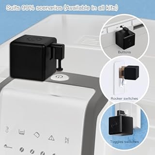 MOES Fingerbot Plus Smart Button Pusher No Wiring Switch, Upgrade with Touch Control, Work with Smart Life App, Add MOES Tuya Bluetooth Hub Make it Compatible with Alexa,Google Home and Timer Control