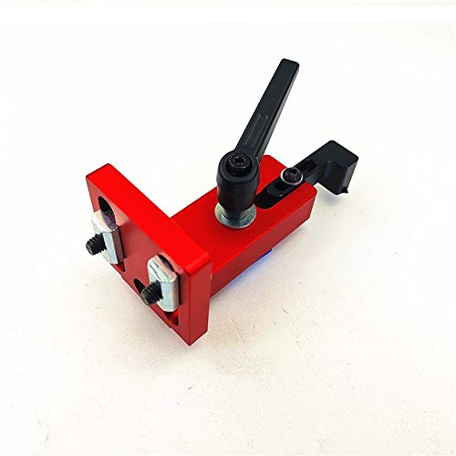 JAP768 1pc 400/600 / 800 mm Perfil de Aluminio de 75 mm Altura de la Cerca con T-Pistas Y Valla corredera Gauge Soportes Mitre Conector for Trabajar la Madera (Color : 45 Connector)