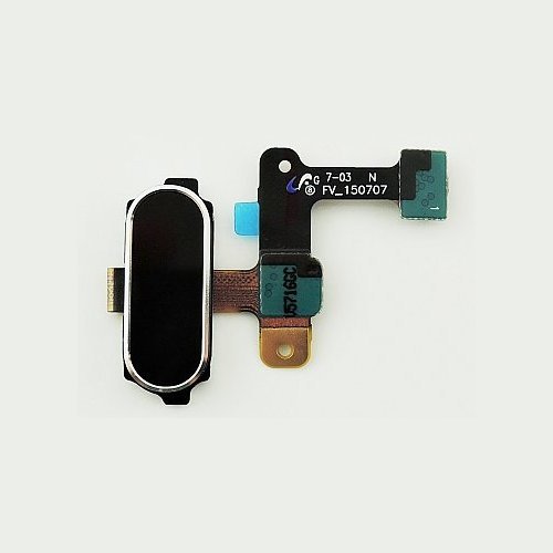Home Button Assembly with Fingerprint Scanner for Galaxy Tab S2 9.7 Sprint Tablet (Black)