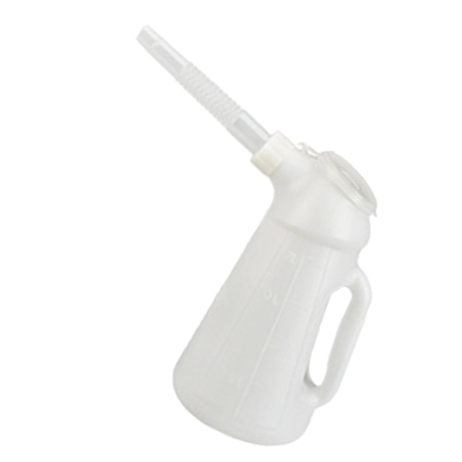 Msioytog 1.2L Oil Container With Spout Dispensing Bottles Measuring Tool Leakage Proof Engine Dispenser Leakproof