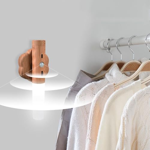 Luz con sensor de movimiento para pared interior lámpara portátil a pilas 3