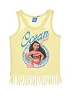  vaiana - Camiseta de Tirantes - para niña Amarillo 3 años