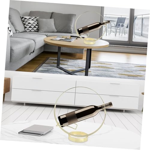 Soporte para botellas de vino de acero inoxidable miniatura 3