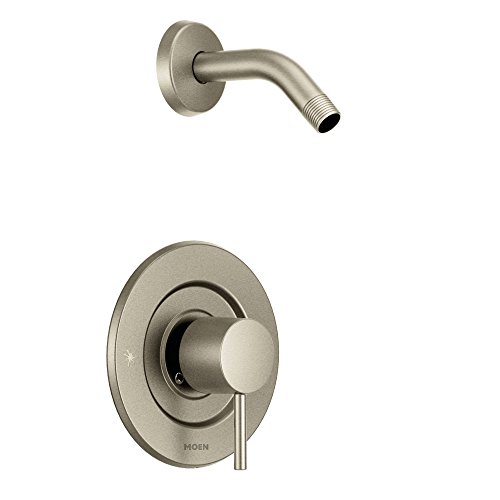 Moen T2192NHBN Align Posi-Temp Pressure Balancing Modern Shower Trim Kit without Showerhead Valve Required, Brushed Nickel