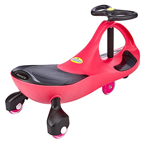 Plasma Cars for Kids Ride On Toy- New Upgraded Polyurethane Wheels - (Magenta) Endless Outdoor Fun Without Batteries and Gears for Ages 3 Year and Above