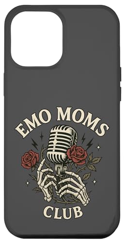 Emo Moms Club Mikrofon Rosen Punk Hülle für iPhone 12 Pro Max