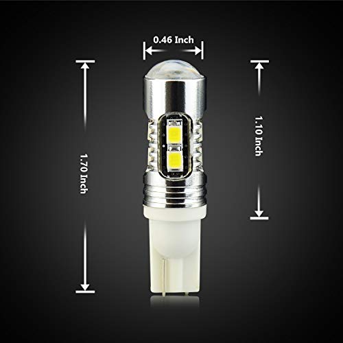 JDM ASTAR Super Bright AX-2835 White LED Bulbs For Backup Reverse Lights