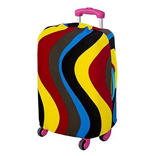 Hotbesteu Cubierta de Protectora Funda de Maleta Elástica de Viaje Protector de Maleta Protectora Resistente al Polvo Multicolor