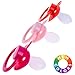 J&Or The Classic Original Adult Sized Pacifier Dummy - Three Color Pack Sweet Red | Cute Baby Pink | Hot Pink
