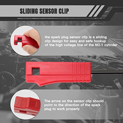 Roadgive 12V Engine Timing Light Strobe Lamp Inductive Petrol Ignition Timing Light Automotive Tool With Spark Plug Tester For Car Motorcycle Marine Lawnmower #TOP4