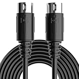 VKheroKV MD-PRO 1 Pack 5 Pin DIN MIDI Cable OFC Wire for Keyboard, Rack Synth, Sampler, Sound Source and Other Music Gear. MD-PRO 1 Pack (15Feet)