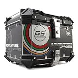 【Étanchéité】 Le coffre arrière moto est étanche et offre une excellente étanchéité, garantissant que le contenu ne sera pas mouillé par temps de pluie.