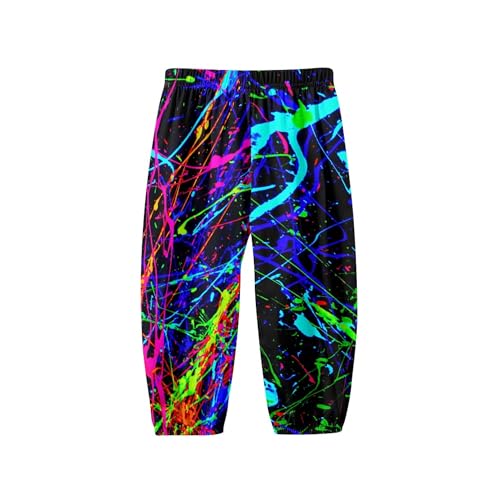Image of Unisex Little Kids Yoga Trousers Bohemian Beach Pants Baggy Harem Activewear for Boys and Girls Age 3-10