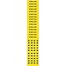Brady 7202-3C, 93347 Self-Sticking Vinyl Pipe Marker, (Pack of 50 Cards)
