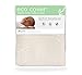 Colgate Eco Cover - Organic Cotton Fitted Crib Mattress Cover with Waterproof Backing, Natural