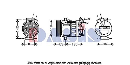 Preisvergleich Produktbild AKS DASIS 851877N Klimaanlagen