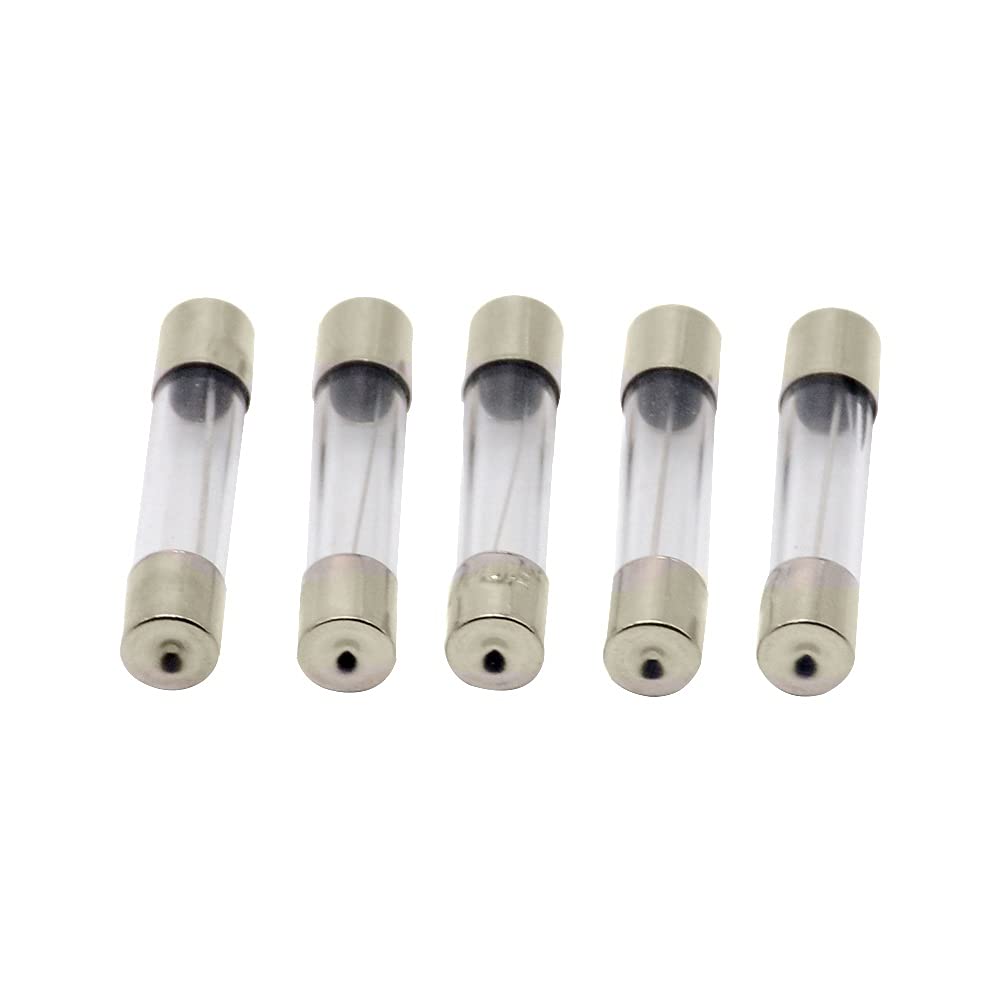 Fuse 10pcs 6 * 30mm Fast Blow Glass Tube Fuses 6x30 mm 250V 0.5 1 2 3 4 8 10 15 20 25 30 A AMP(2a)