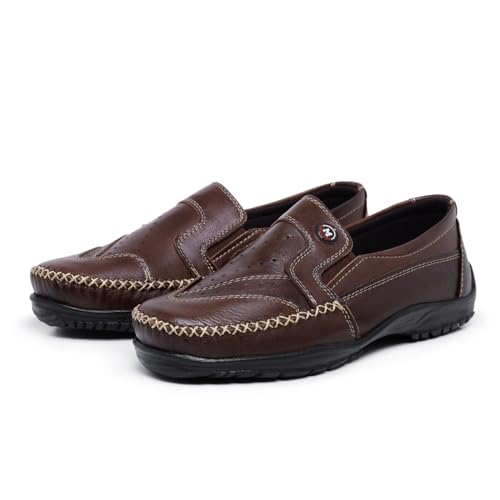 Sapatilha Masculina Mocassim Linha Confort (Café, BR, Adulto, Numérico, 41)