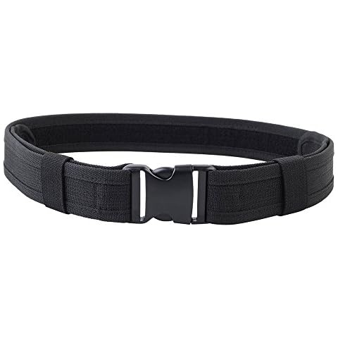 Heavy Duty Belt Tactical Combat Police Utility Belt Load Bearing with Quick Release Buckle (1.5 inch) Cover