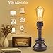 Industrial Lamp, 3 Way Touch Control Dimmable Vintage Lamp with E26 ST64 60W Edison Bulb Industrial Desk Lamp Water Pipe Steampunk Lamp Industrial Lamps for Bedrooms Living Room Cafe Bar House Décor