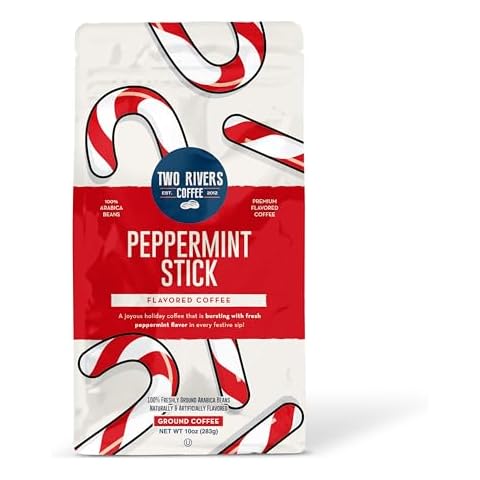Two Rivers Coffee Peppermint Stick Ground Coffee Cover