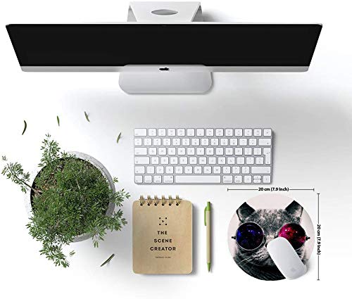 Farbiunu Petit Tapis De Souris Pour Enfants, Drôle, Base En Caoutchouc Antidérapant Avec Bords Cousus, Tapis De Souris Lavable Avec Tissu Lycra, 22 X