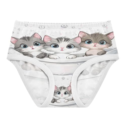 Cute Three Cats Bathtub Toddler Girls's Underwear 2T 202b8831