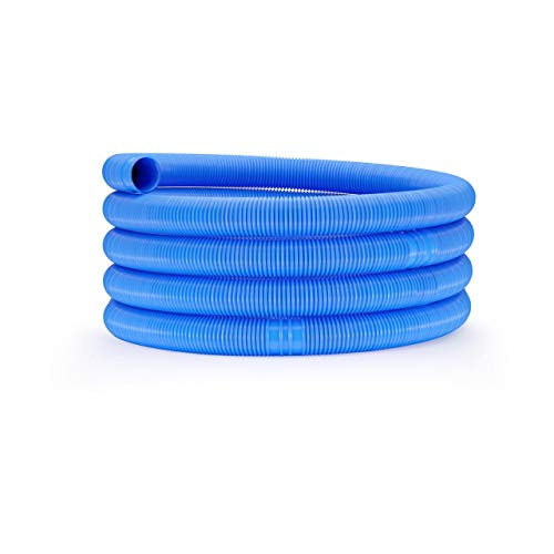Uniprodo Uni_Pool_Hose_32/6 Poolschlauch 32mm blau Schwimmbadschlauch 6 m Schwimmbeckenschlauch Solarschlauch Cover