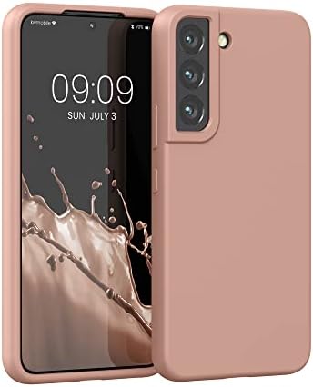 kwmobile TPU Silicone Case Compatible with Samsung Galaxy S22 - Case Slim Phone Cover with Soft Finish - Black