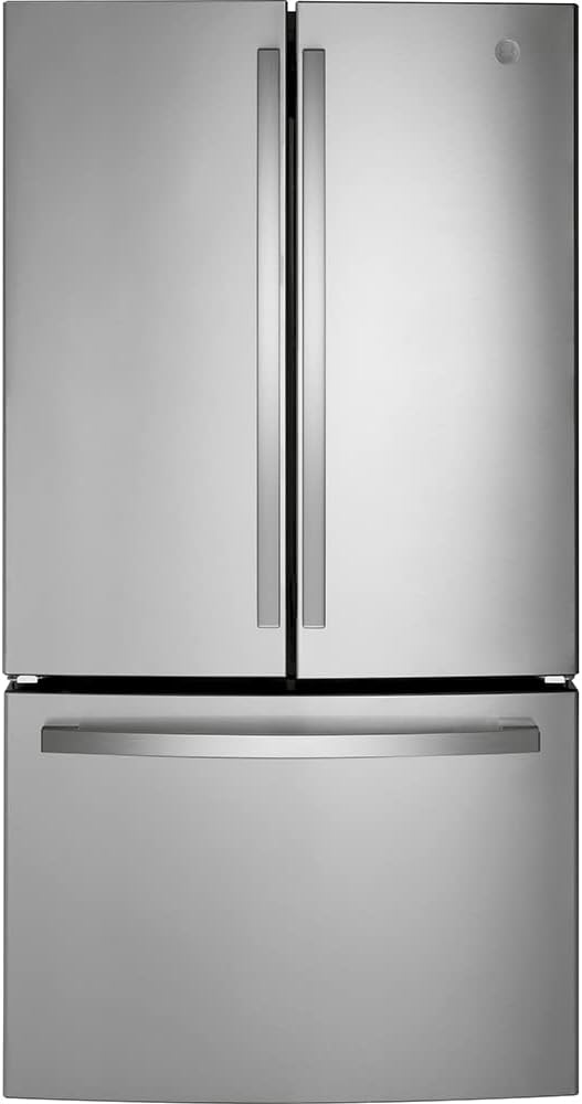 GE 36" Stainless Steel French Door Refrigerator with Ice Maker