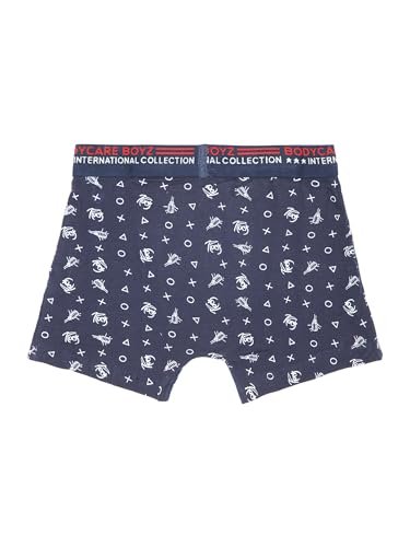 Image of BODYCARE Boys Cotton Solid Trunks Pack of 2 | Soft & Breathable Innerwear | Comfortable Elastic Waistband | Kids Underwear | Skin-Friendly Fabric