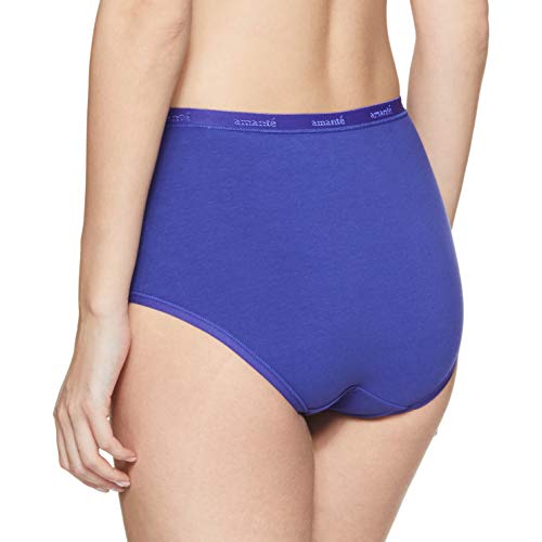 Image of Amante Solid Cotton Full Brief Panty Pack(Pack of 3)