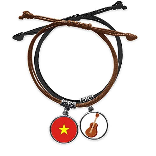 Pulsera de Vietnam con cuero trenzado el regalo perfecto para músicos