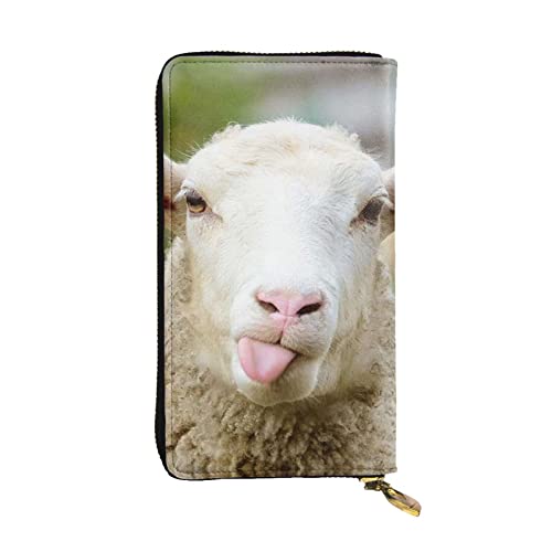 Porte-cartes mouton amusant en cuir pour organiser vos sorties et achats quotidiens