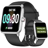 Pedometer Watch Senior Friendly No App/Phone Required, Waterproof Fitness Tracker Watch with Step Counter Calories/Sleep Tracker for Walking Running for Men Women