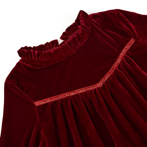 Toddler Girl Long Sleeve Christmas Dress Kids Cotton Casual Dress4