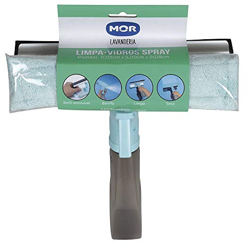 Rodo Limpa Vidros Spray 3 em 1, Mor
