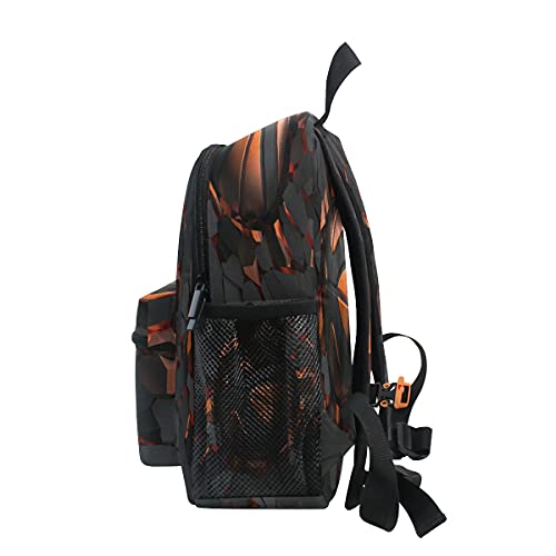 AUUXVA Art Painting Sport Basketball Crash Kids Backpack Boys Girls Toddler Bookbag for Elementary School Kindergarten Preschool Children Travel With Chest Strap4