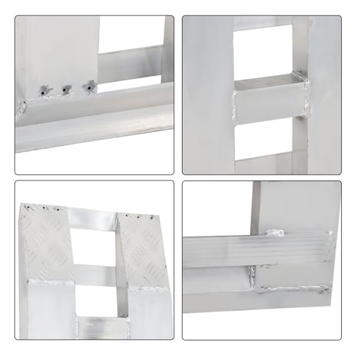 Rampas de aluminio 72 x 15 pulgadas capacidad 6500 lb Plata miniatura 6