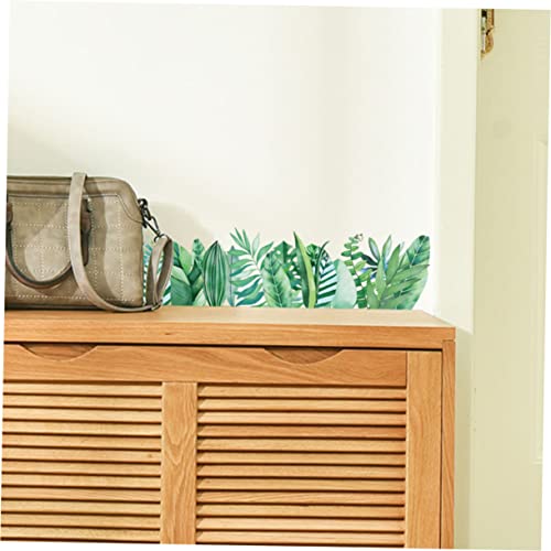 BETOOKY 1 Conjunto De Linha De Contorno De Plantas Decorações De Plantas Adesivos Removíveis Adesivo