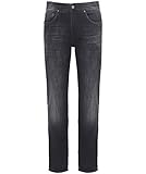 7 for all mankind Slimmy, Jeans Hombre, Negro (Black), W28/L34 (Talla del fabricante: 28)