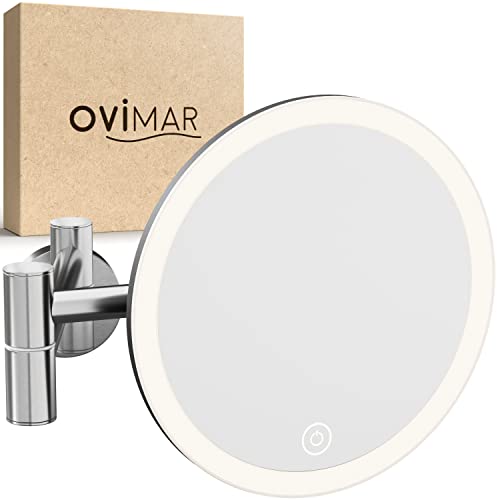 Ovimar Specchio Cosmetico Vorupor 5x con Luce