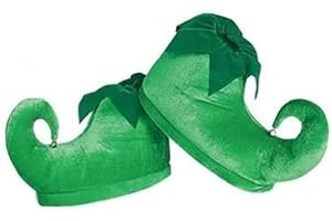 Rubies Costume Boy's Green Elf Shoes