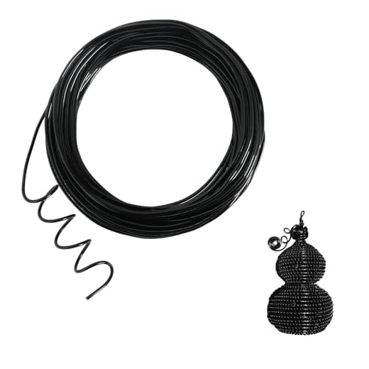 Filo di alluminio nero 15.5m 2mm