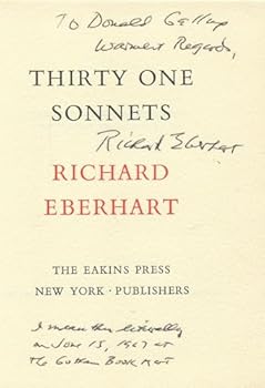 Hardcover Thirty-One Sonnets [Unknown] Book