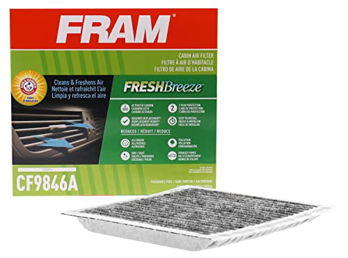 FRAM Fresh Breeze Cabin Air Filter with Arm & Hammer Baking Soda, CF9846A for Toyota Vehicles