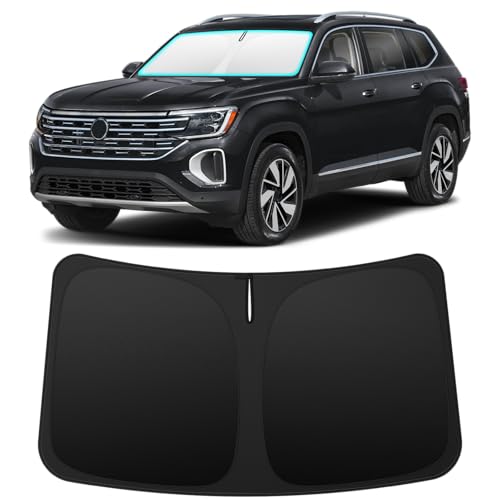 INSAUTO Custom Fit Windshield Sun Shade Accessories for Volkswagen/VW Atlas 2018-2026, Foldable...