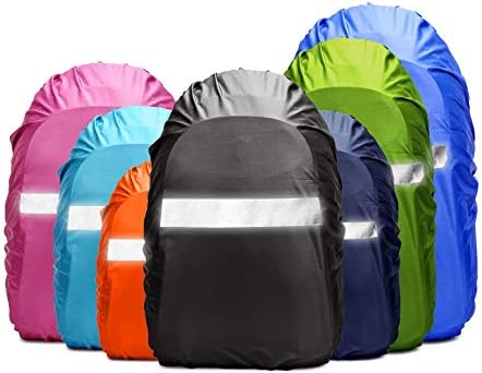 WSZCMLBackpack Rain Cover (10-90L) Upgraded Waterproof Backpack Cover with Adjustable Cross Strap & Strengthened Layer for Hiking Camping Traveling Cycling
