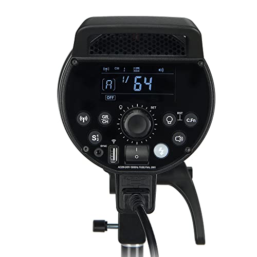 Godox DP600III Kit Studio Strobe Light, Built-in 2.4G X System, 1s Recycle Time, With Honeycomb Grid Softbox, Stand, Compatible for Photography (110V) by GODOX - Image 4