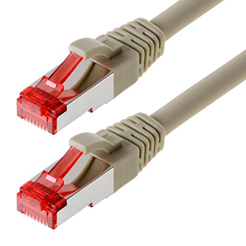Preisvergleich Produktbild Helos Patchkabel S / FTP Cat 6 grau 7,5m